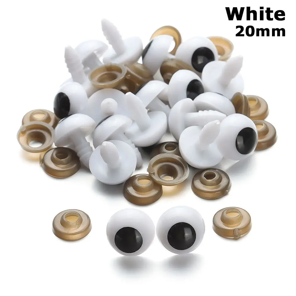 20pcs/10pairs High Quality For BJD  DIY Safety Animal  Eyeball Plastic Eyes  Making Crafts