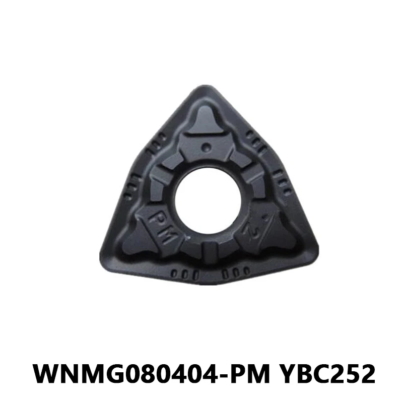 

Original WNMG080404-PM YBC252 High-Quality Turning Inserts WNMG 080404 PM CNC Metal Lathe Tool Carbide Cutting Tool Machine