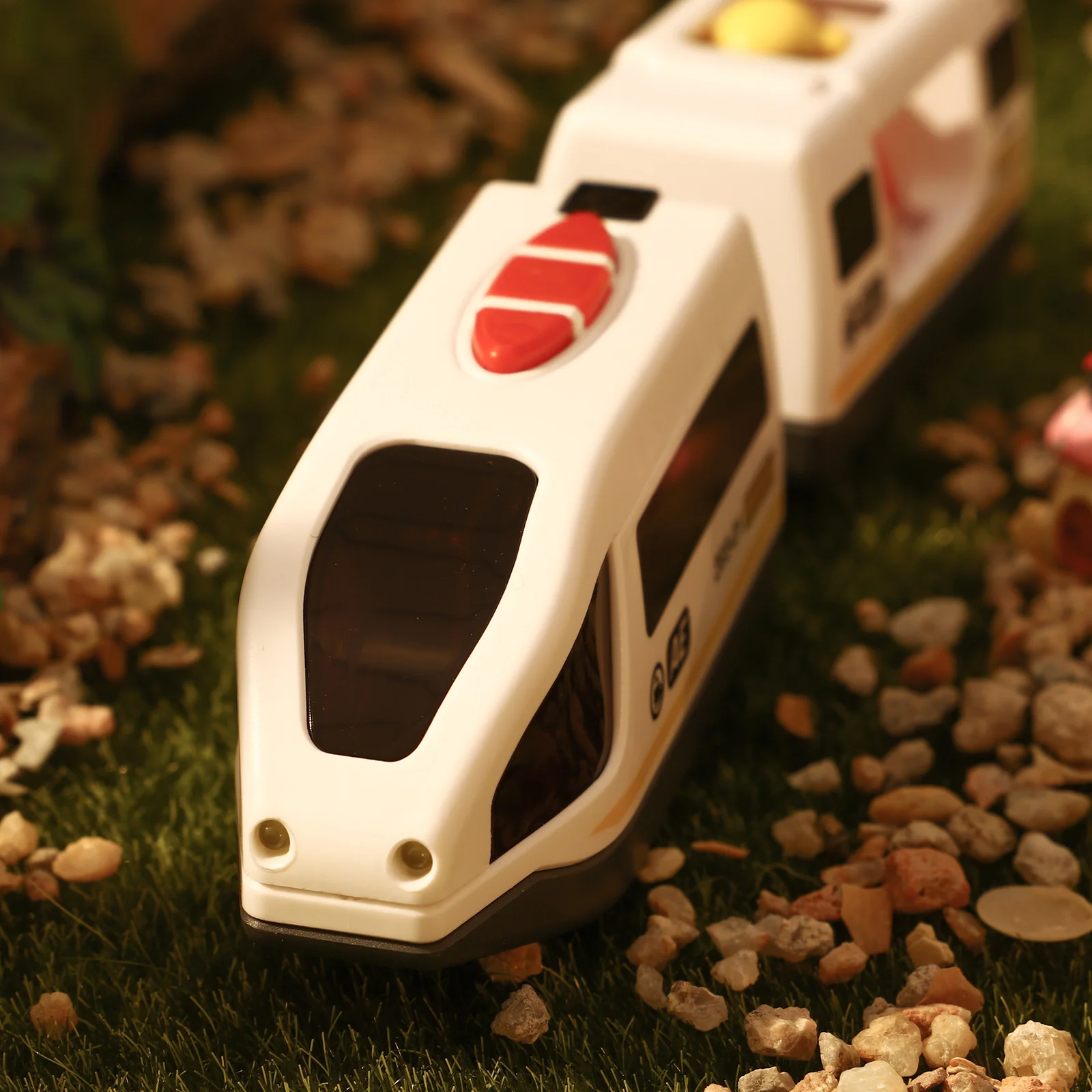 Modelo de tren de emulación, motor de juguete eléctrico para niños, juego Rc para niños pequeños, Compatible con juguetes ferroviarios BRIO