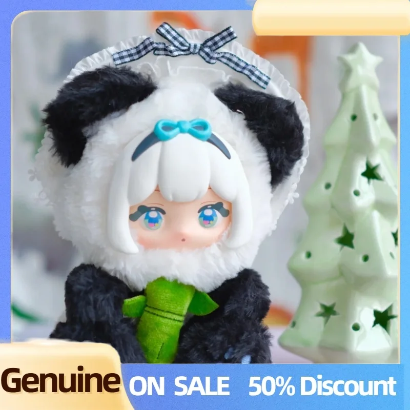 ของแท้นีนีซี แอนิมอล ปาร์ตี้ ซีรีส์ตุ๊กตาบลายด์บ็อกซ์ของเล่นสะสม Ninizee Figurine Kawaii Doo โต๊ะตกแต่งห้องสร้างสรรค์ของขวัญ