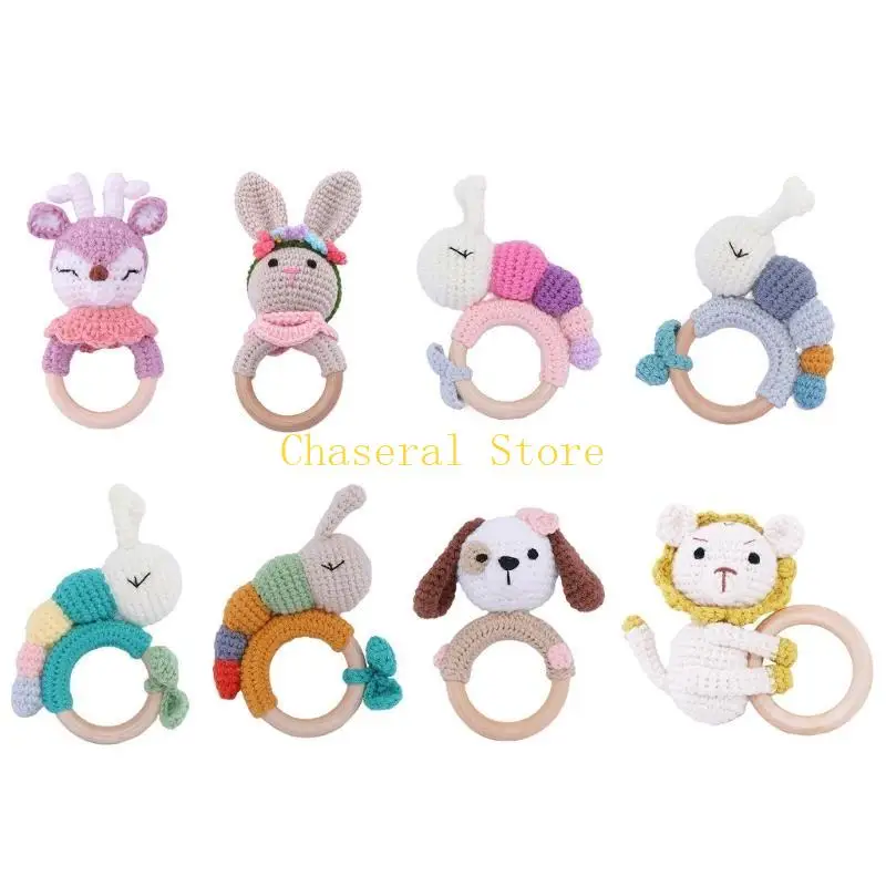 E7ce Baby Rattles crochet Đồ chơi rầm