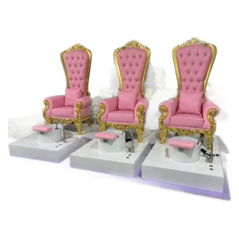 

European high-back foot massage queen chair, beauty and manicure spa