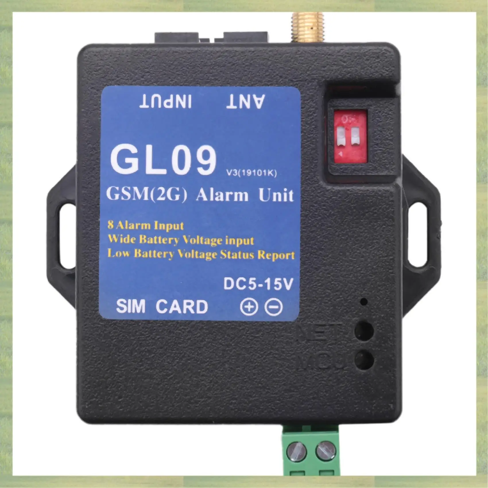 N15R-GL09 8 قنوات تعمل بالبطارية، أنظمة إنذار GSM، نظام أمان تنبيه عبر الرسائل القصيرة 2019