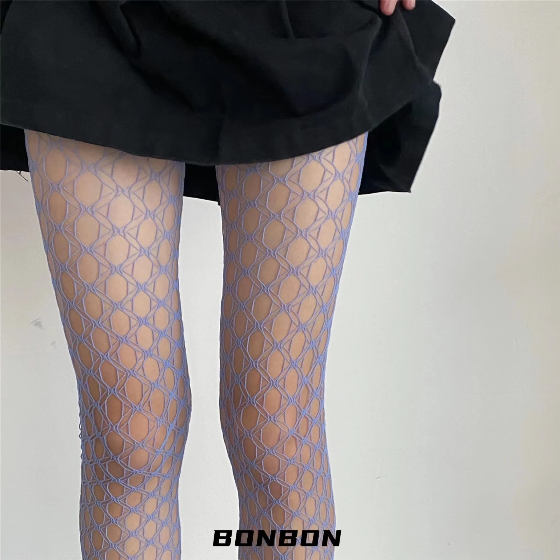 Pantyhose Women's Basic ColorColorful Circle Mesh Stockings Thin Breathable Spring and Summer Stockings Fashion Casual All-Match