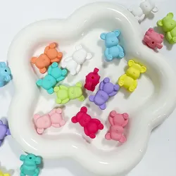 Cute Rubber Bear Kawaii Beads For Jewelry Making DIY Crafts Decorations Phone Chain Keychain Accessories Bracelet Hairpin Charms
