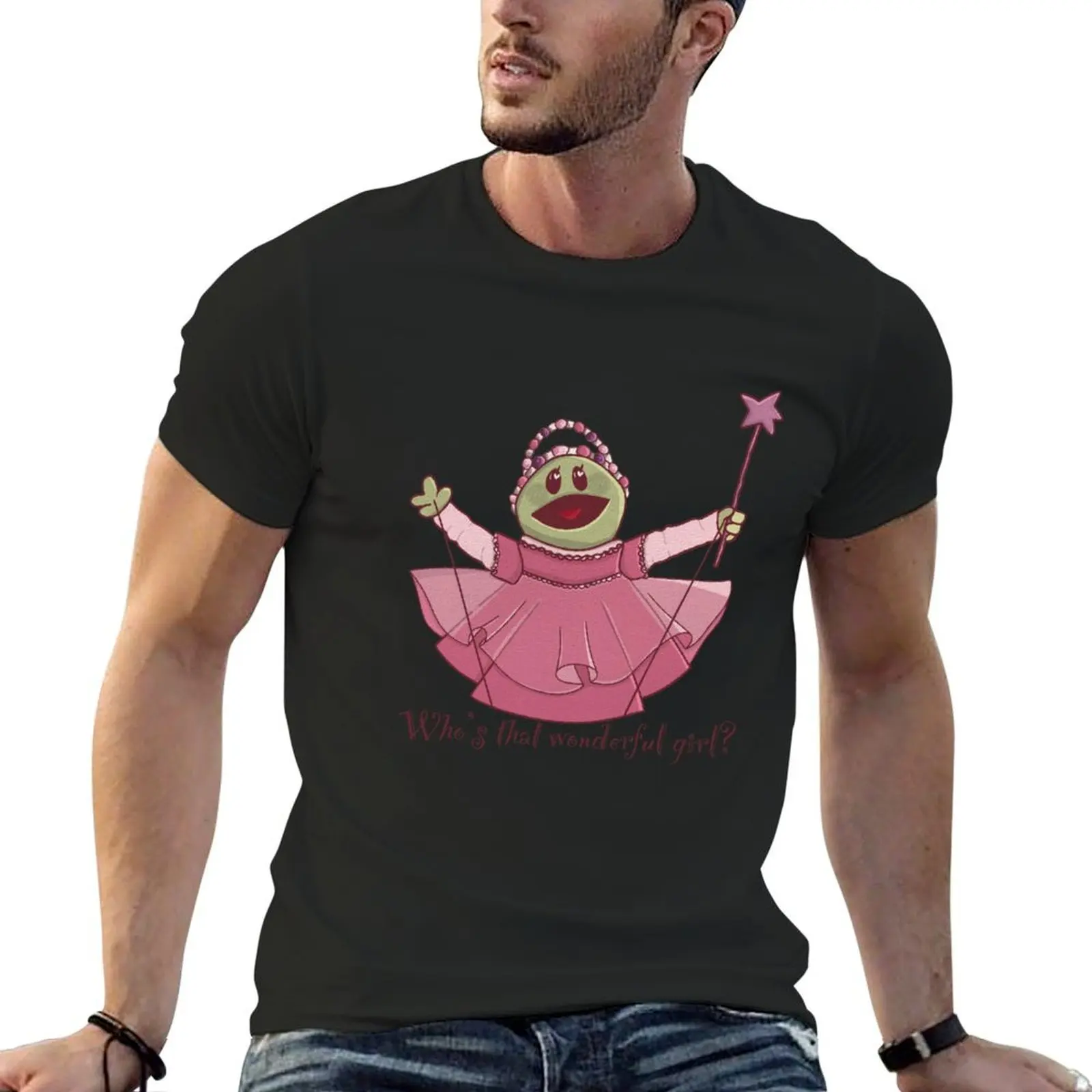 

Nanalan who’s that wonderful girl T-Shirt shirts graphic tee heavyweights mens graphic t-shirts