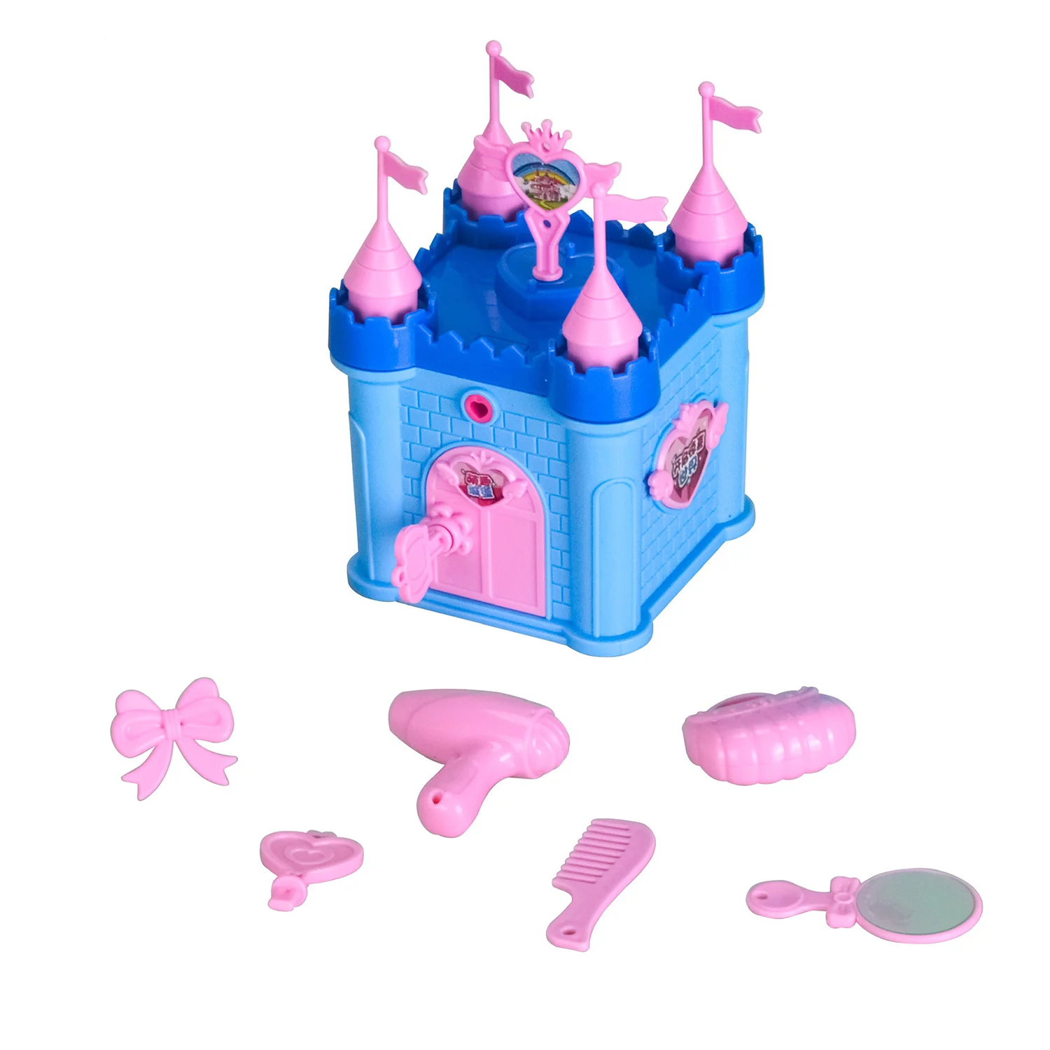 Children's puzzle toys play house, assemble girl, fairy castles, parent-child interactive villas