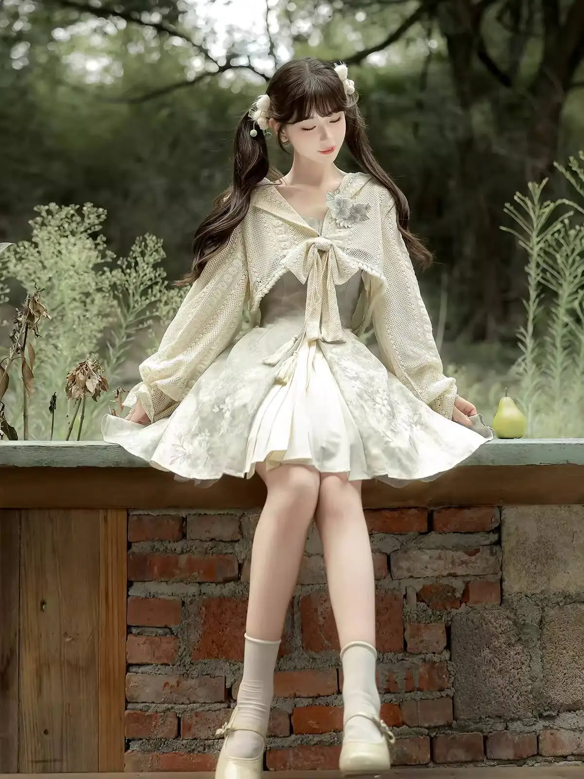 Nuevo vestido de tirantes finos de estilo chino conjunto de dos piezas vestido falda Fiesta carnaval Halloween Cos Cosplay