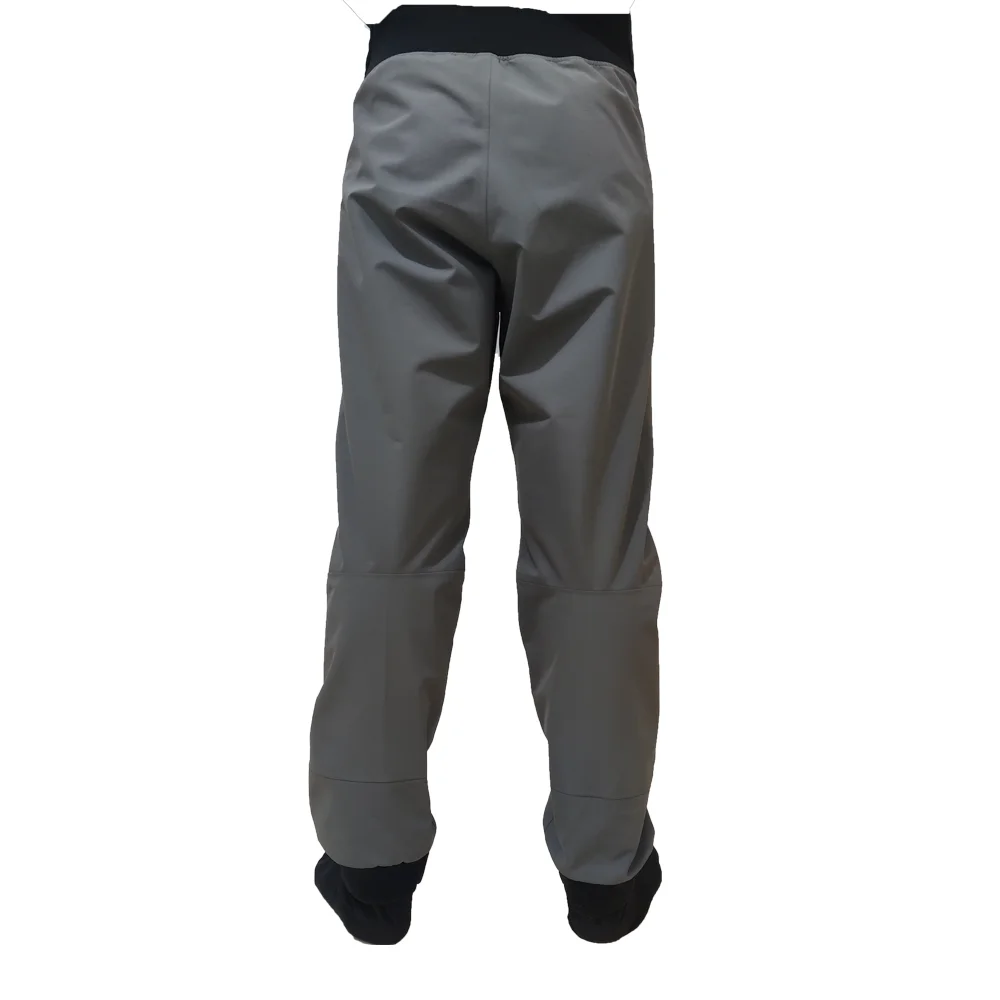 Men's Waterproof Fabric Fishing Waders, Waist Wading Pants, Three-Layer, Same Material Socks, Cold Day, P10