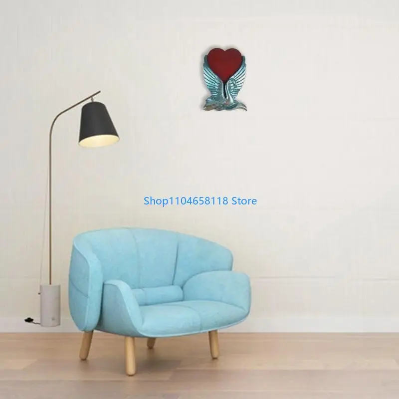 Swan-Wings Silicone Epoxy Mold with Base Stand for Resin Casting Craft DIY Art Picture Photo Frame Desktop Decoration
