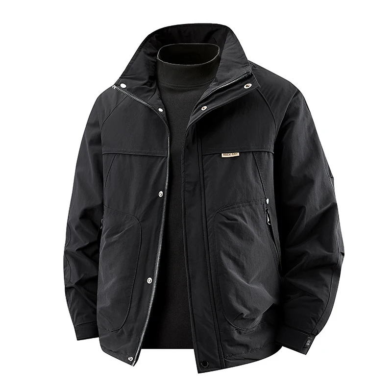 

Jacket Youth Jacket Trend New Men's Warm Parkas Cotton Padded Streetwear Jacket New Trend Fashion Outdoor Windproof Warm Jacket