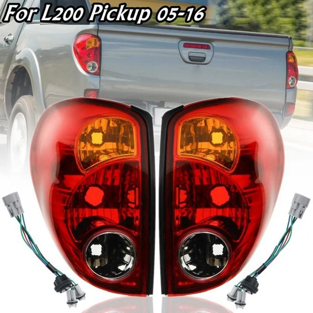 Right Tail Light for Mitsubishi L200 Triton Colt 2005-2016 Taillights Rear Lamp Shell Reversing Brake Lampshade Housing