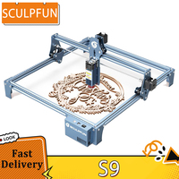 SCULPFUN S9 Laser Engraver 90w Full-Metal CNC Laser Engraving Machine 5.5W High Precision Engraving Area 410x420mm