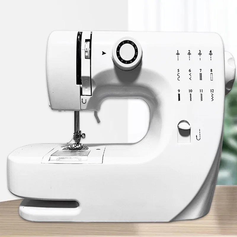 Household Multi-Function Sewing Machine, Electric Micro Mini, Dual Speed Foot Pedal, Portable Manual Home Repair, DIY Make