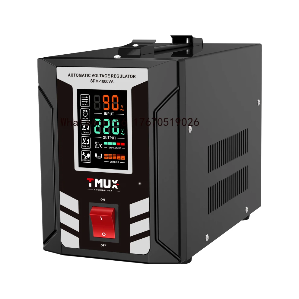 Output 220V 110V 1000va Voltage Stabilizer Single Phase Ac Automatic Voltage Regulator