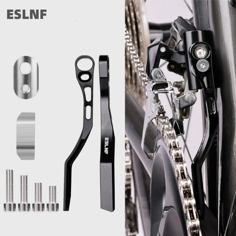 ESLNF Road Bicycle Chain Guide Drop Catcher Aluminum Alloy Chains Protector Bike Accessories for 34T-50T 36T-52T 39T-53T