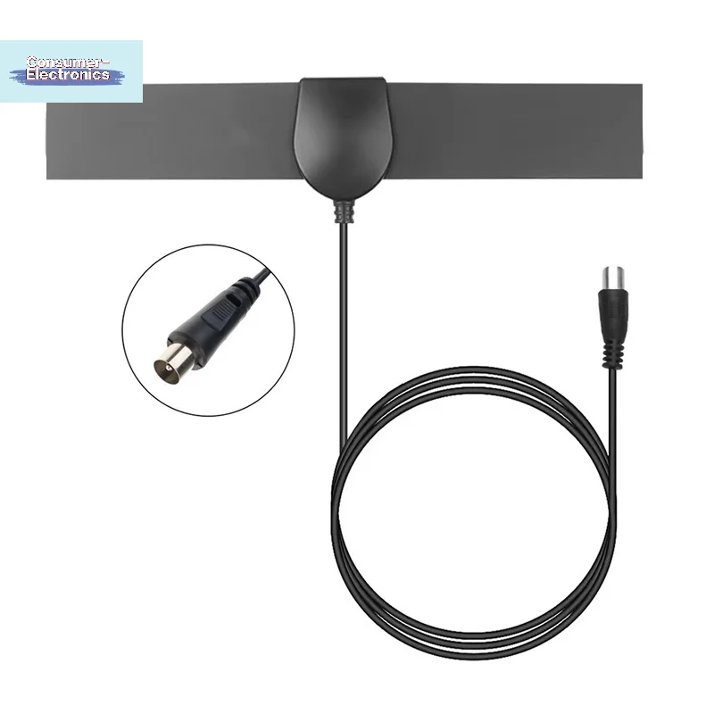 【1PC 25 Mile Range Antenna TV Digital HD 4K Antena Digital Indoor HDTV Support 1080p】
