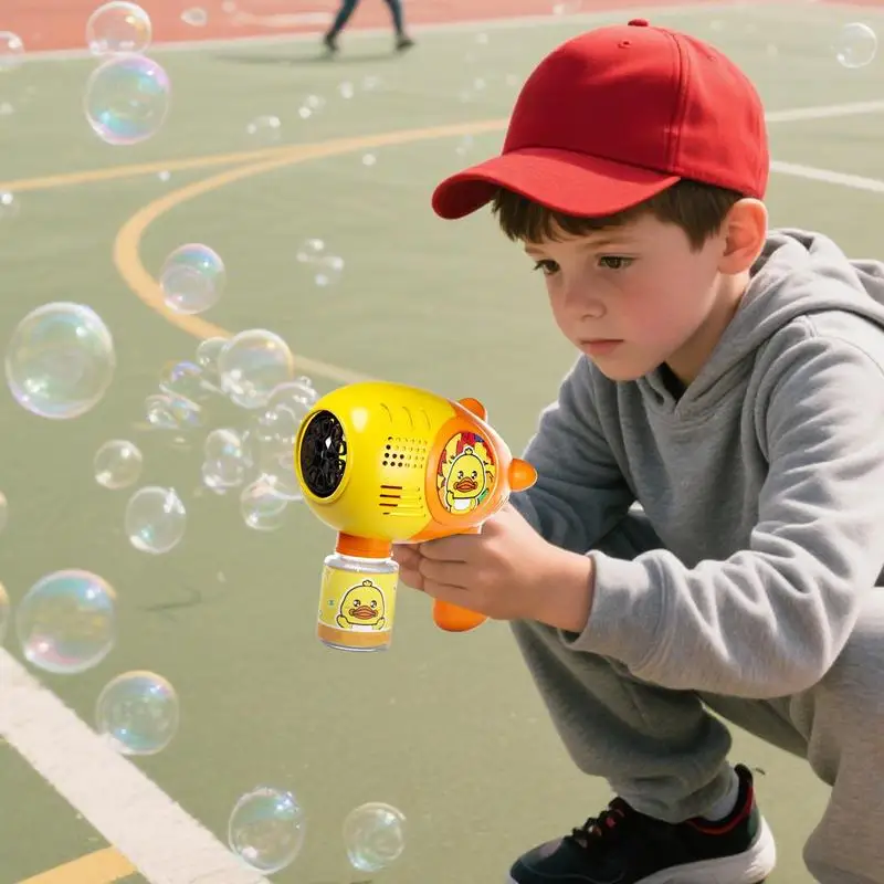 

Bubble Machine Yellow Duck Electric Bubble Machine Interactive Preschool Activities Portable Beach Game For Sensory Play