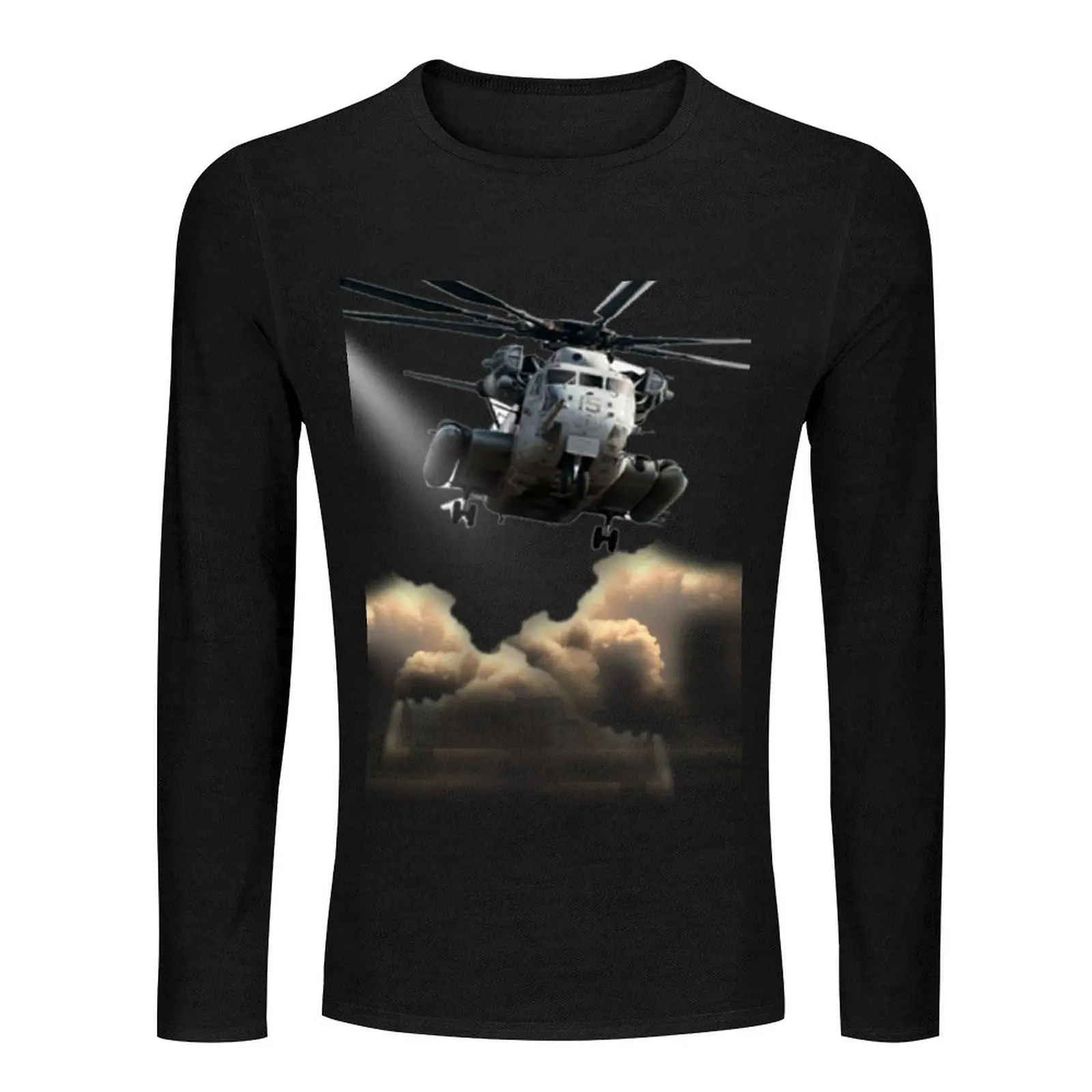 Sikorsky CH-53 Series Helicopter Long T-Shirt boys animal print shirt Aesthetic clothing T-shirt men