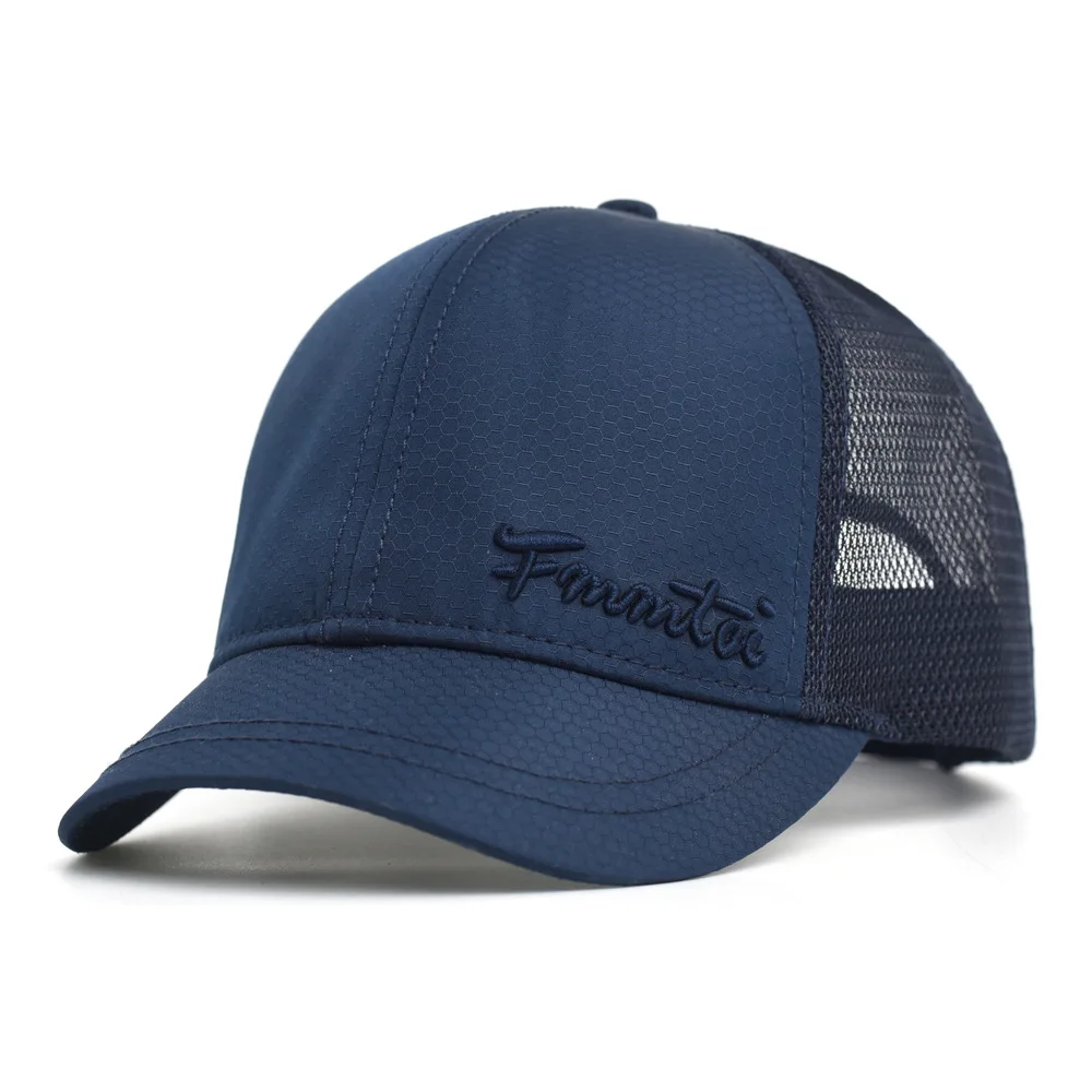 2026 Summer Spring Short Brim Mesh Baseball Cap Men Women Breathable Dad Hat Adjustable Solid Trucker Style Low Profile Caps