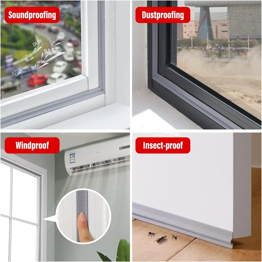 40 متر نافذة شريط عازل الطقس تجريد رغوة صوتية لانزلاق نافذة ختم الشريط مقاوم للماء الباب الفجوة حشو مشروع سدادة