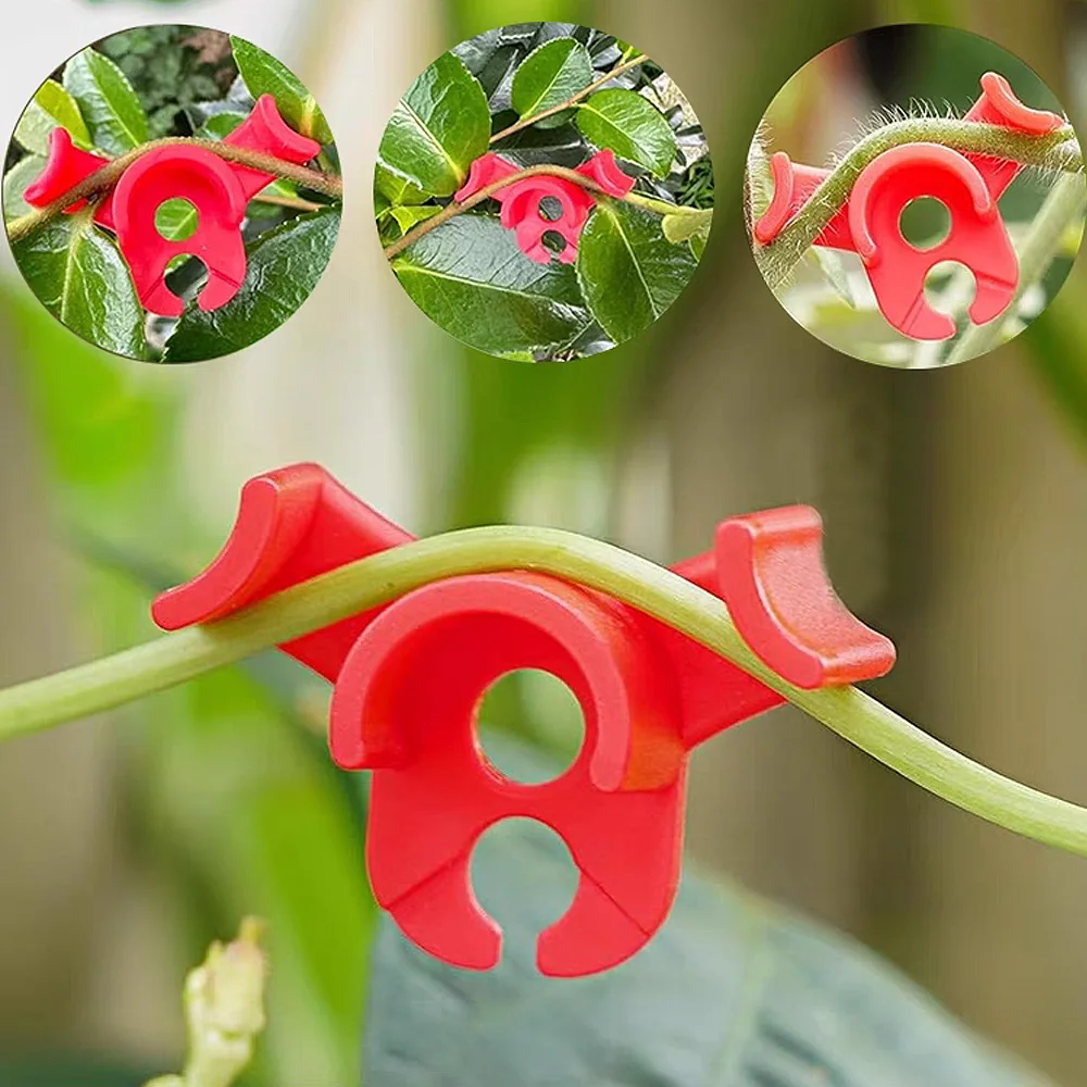 10/100pcs Plant Bender 90 Degree Low Stress Training Clip Reuseable Plant Stem Branche Bending Support Clamps Garden Supplies