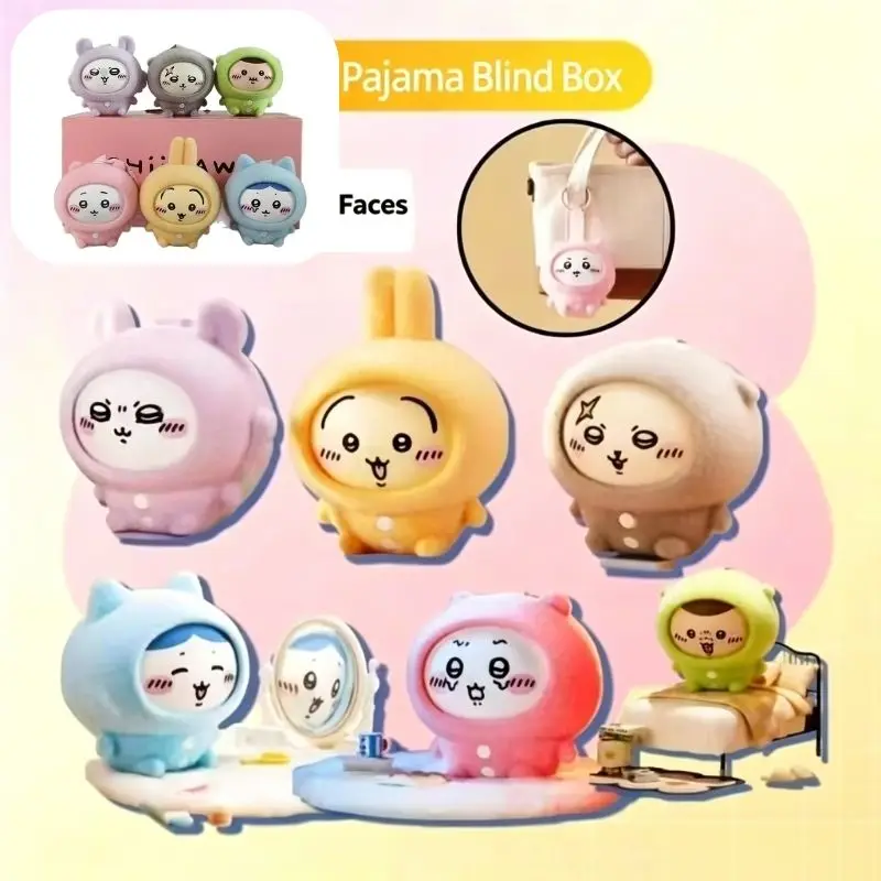 New 2026 Blind Box Pendant Chiikawa Usagi Hachiware Plush Keychain Cute Kawaii Anime Toy Gift for Friends Kawaii Bag Hanger