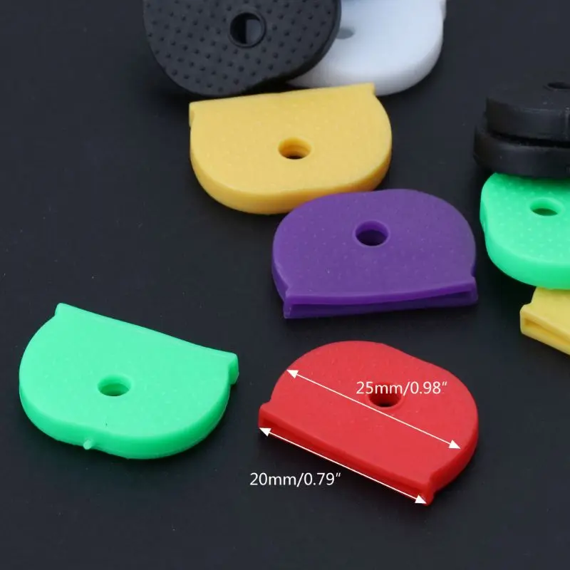 32x cho Mũ Phím Thẻ Nhãn Silicone Mã Hóa Nhiều màu cho Chìa Khóa Nhận Dạng Ta