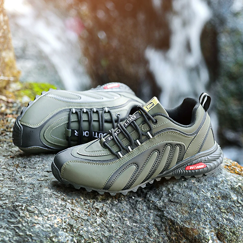 

Mountain Boots Woodland Hunting Tactical Women Sneakers Outdoor Couple Trekking Shoes High Quality Waterproof Men Hiking Shoes