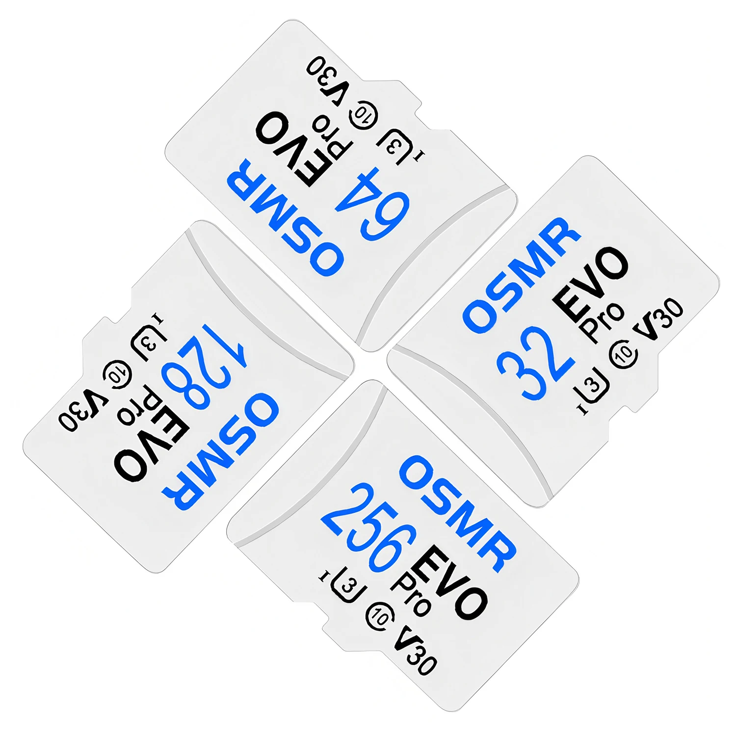 Micro TF&SD Card 128GB Small Capacity Memory 2GB 4GB 8GB 16GB High-speed SD Card Memory Flash Card Class 10 V30 for Phone/Camera