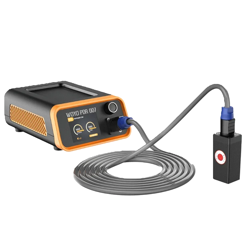 

Ремонт вмятин в электромагнитных инструментах с использованием оборудования для листового металла, вторичное восстановление плоскости, без царапин.