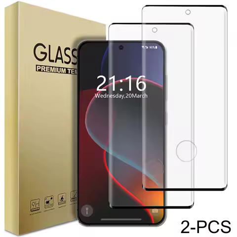 For Samsung Galaxy S21/S21 Plus/S21 FE/S21 Ultra 5G Case Friendly Full Coverage Clear Tempered Glass Screen Protectors 2-Pack