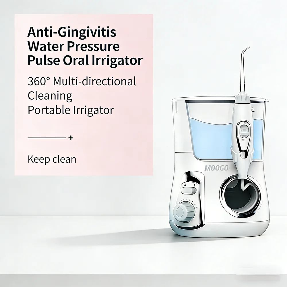 

Электрический ирригатор для полости рта настольный, 10 режимов, 800 мл, для домашнего использования, 5 насадок