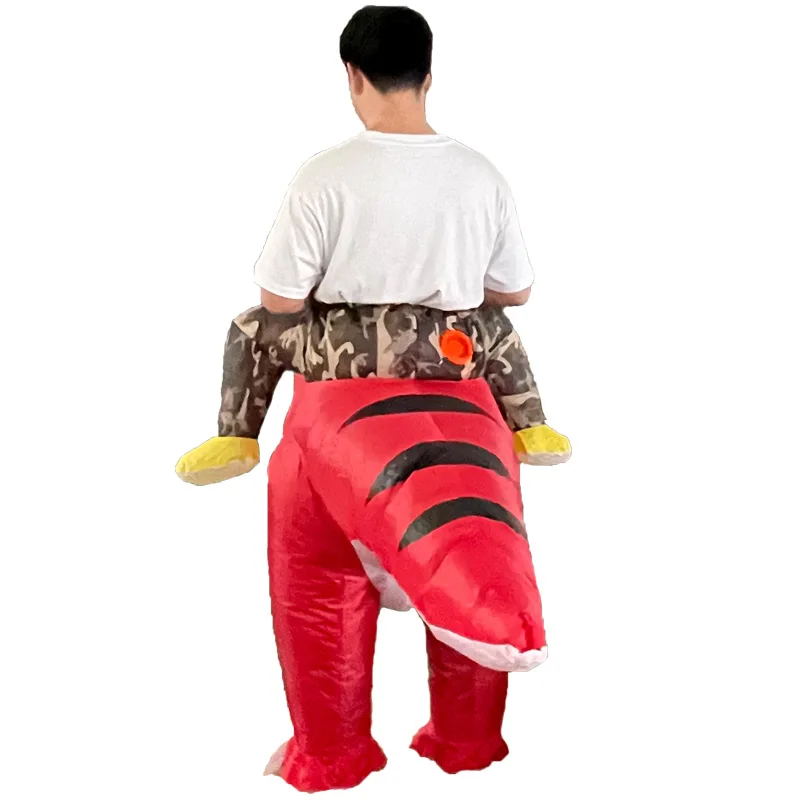 Costume Gonflable de Dinosaure pour Cosplay, Costume d'Halloween pour Adulte