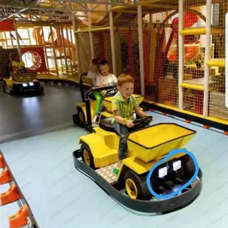 Outdoor Ride Amusement Equipment Square Bumper Car Play Facilities for Children's Playground for Both Adults Children