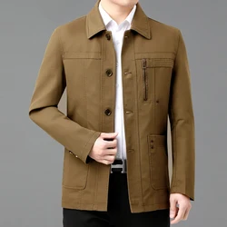 High Quality 2024 New Jacket Fashion Handsome Everything Business Casual Cotton Boutique Handsome Men's Jacket  L-4XL