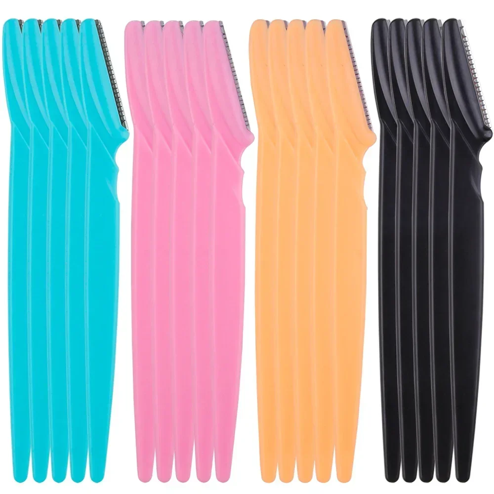 3Pcs Eyebrow Trimmer Blade Shaver Portable Face Razor Eye Brow Epilation Hair Removal Cutters Safety Razor Woman Makeup