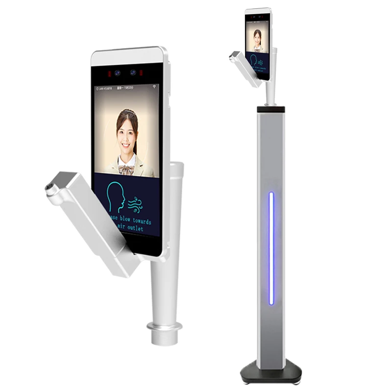 ZJZ Breathalyzer التحكم في الوصول إدارة الحضور دعم رمز الاستجابة السريعة OEM ODM SDK سائق شاحنة محطة التحكم في الوصول البيومترية