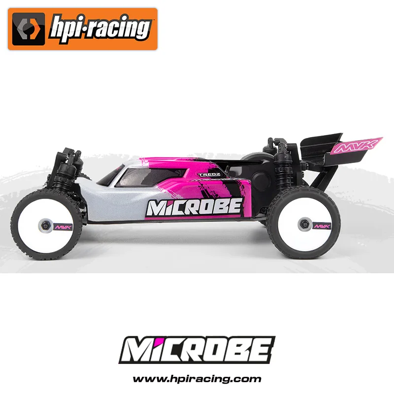 HPI MVK MiCROBE 2WD عربات التي تجرها الدواب 1/24 مقياس الكهربائية على الطرق الوعرة RC سيارة كاملة الوظائف التحكم عن بعد لعبة مجسمة للسيارة #5