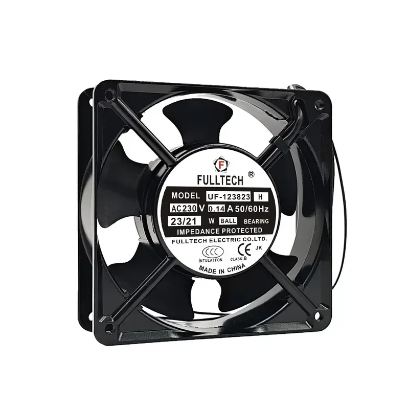 QM for Haitian Injection Molding Machine Accessories Distribution Box Fan UF-123823H 230V 0.14A Main Box Door Cooling Fan