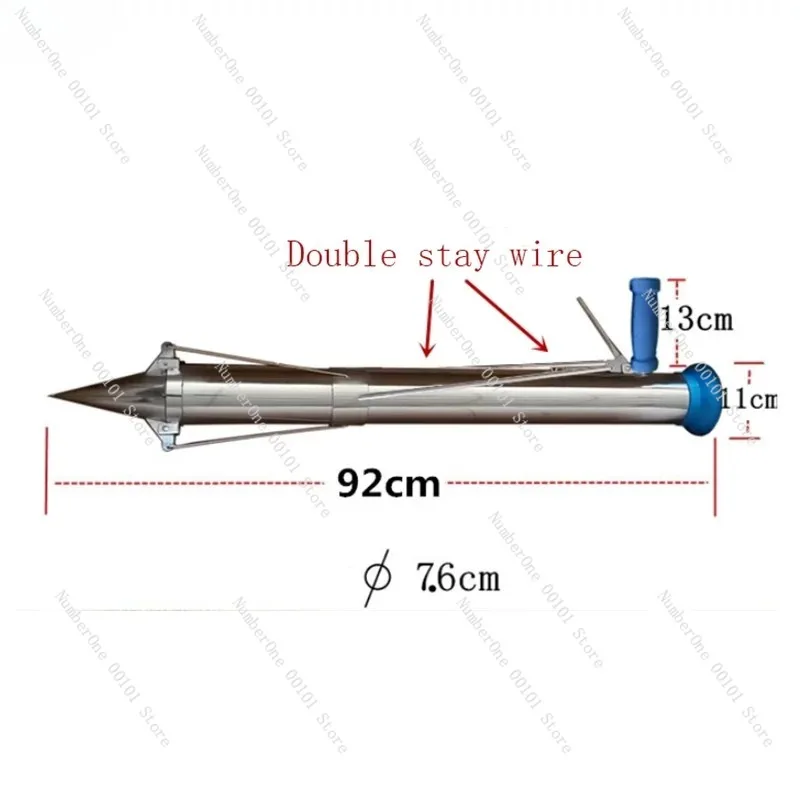 Garden Tools Seedling Transplanter Vegetable Flower Tube Seeder Manual Agriculture Fertilizing Planter Single Control Planting