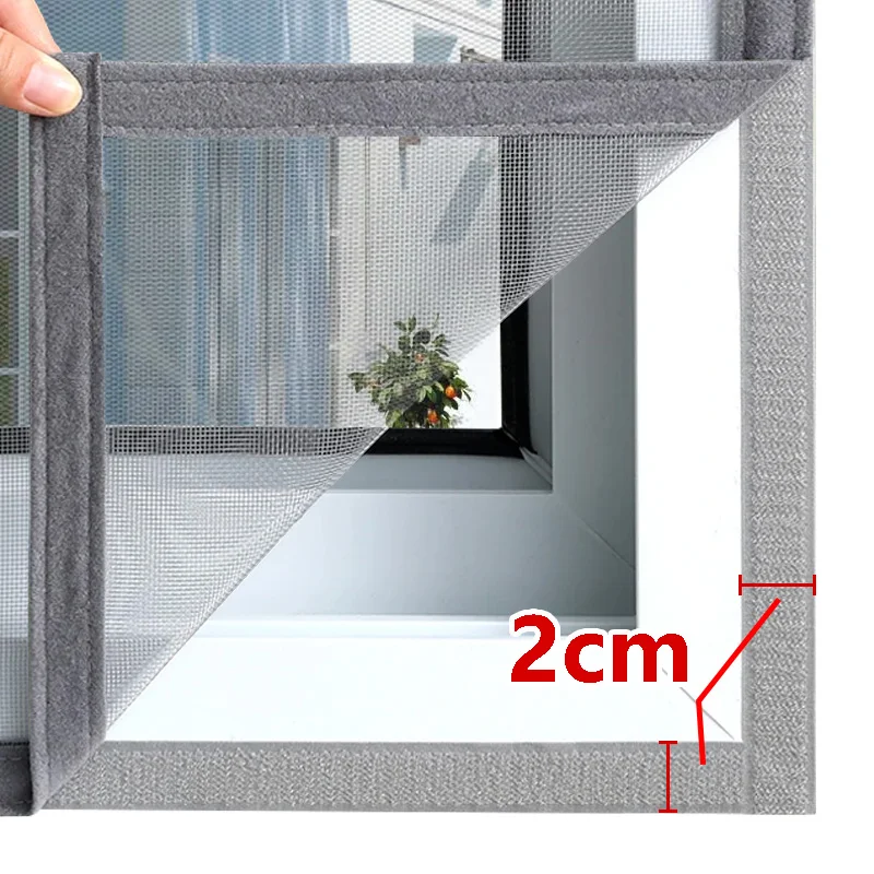 

Grey mosquito net mesh, mosquito and fly proof window mesh, polyester fiber material, door curtain gauze, window protection....