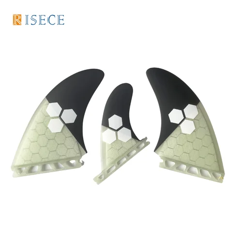 Performance Surf AMT Twin + 1 tabla de surf Fin Big Core Honeycomb Tri Fin Set Quilhas aletas de surf