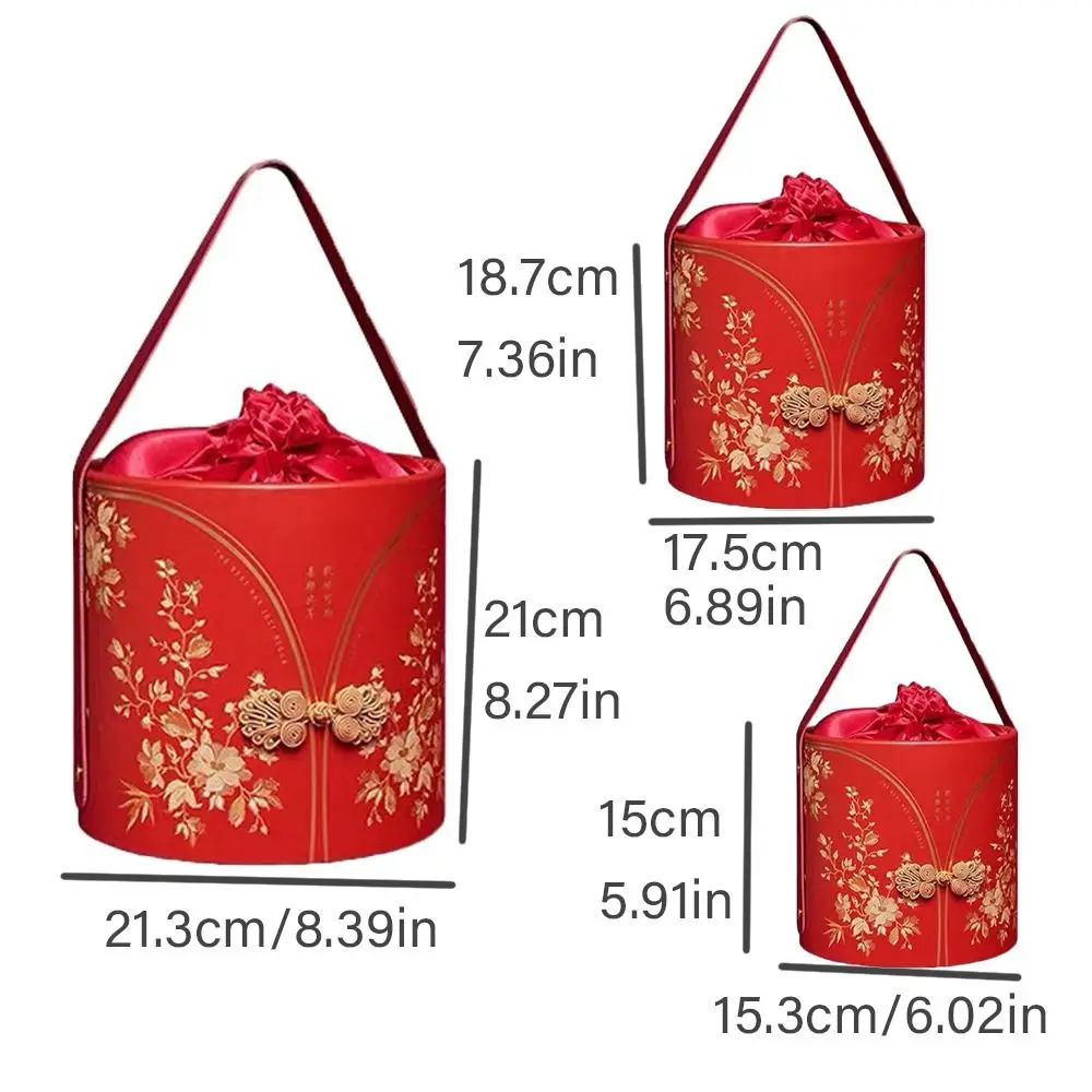 Frog Botton Flower Bucket Bag Large Capacity Festive Sugar Bag Ins Wedding Candy Bag Storage Bag Korean Style view 5