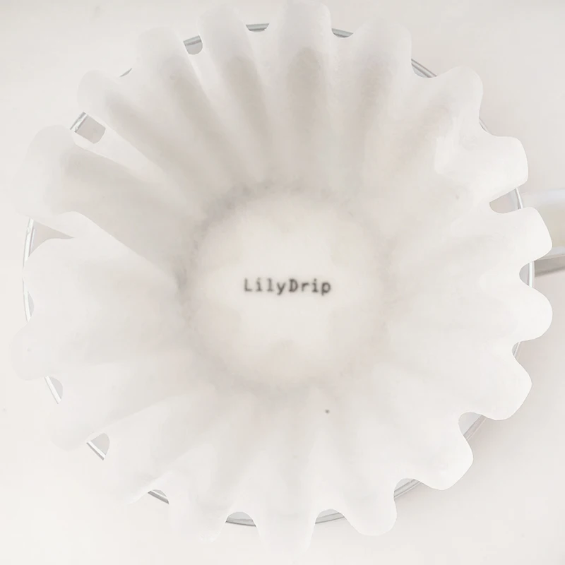 Lilydrip Ceramic LOTOS Pour Over Coffee Dripper Transformer Brewer Assistant Make Wave Paper Filter
