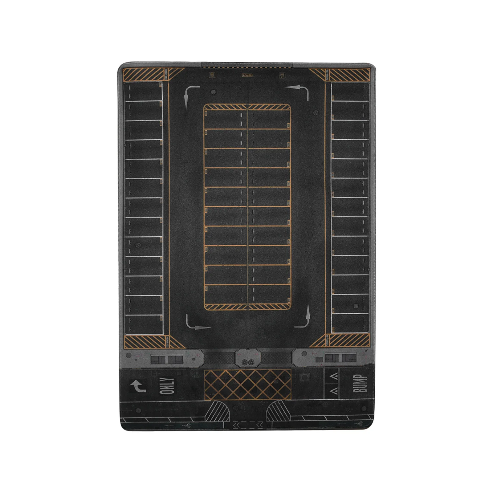 1/64 Police Parking Lot Garage Display Diorama Rubber Mouse Pad Mat for Hot Wheels Car Miniature Scale Diecast Models view 6
