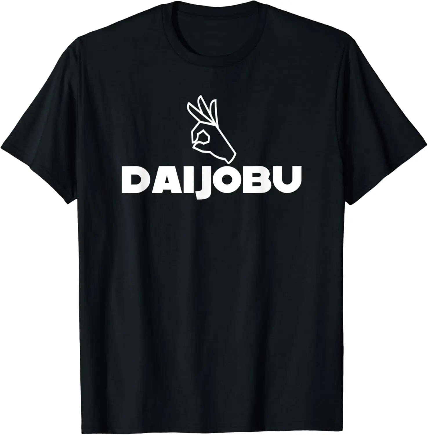 Daijobu I'm ok japanese anime T-shirt funny Short Sleeve Tshirt Streetwear