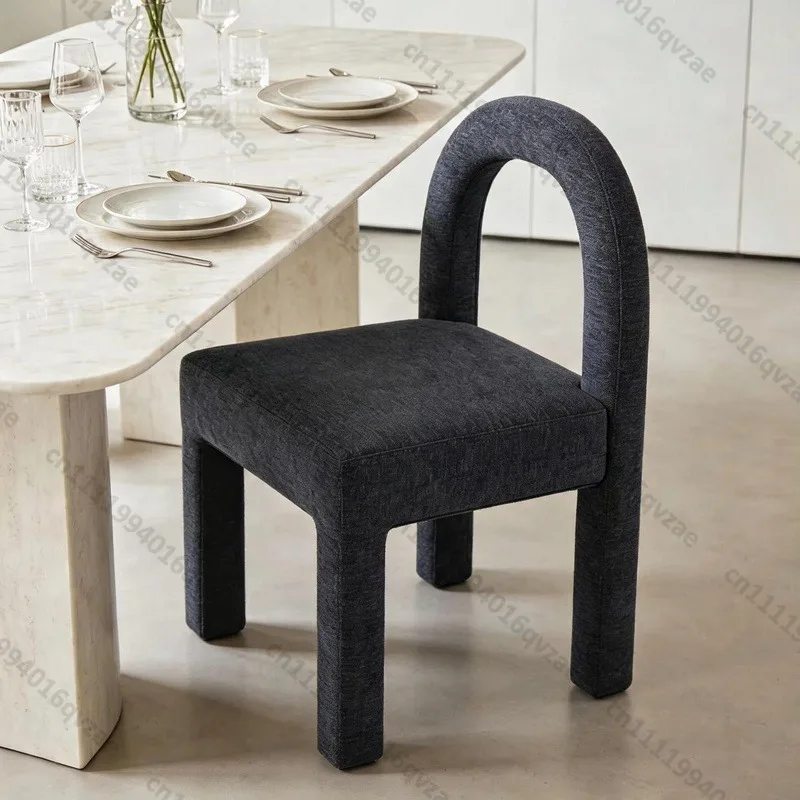 Custom Modern Dining Chair with Table Arm Backrest Design Wood Frame Durable Dining Chair