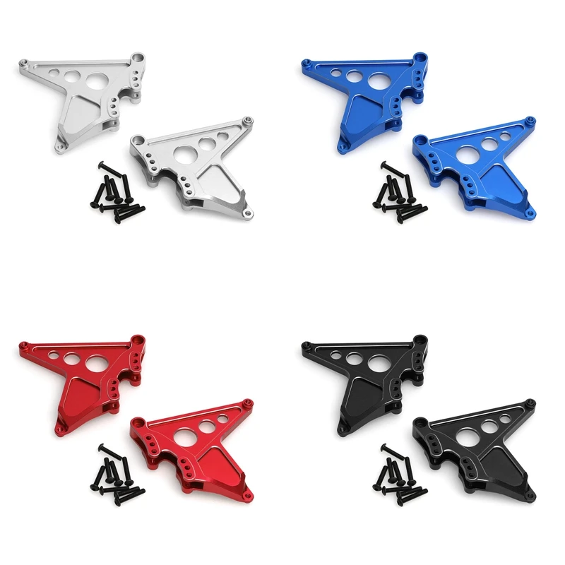 

Multi-Adjustment Hole Rear Shock Absorber For Traxxas UDR 1/7 Rear Straight Bridge Short Clip 85086-4 Replacement Silver