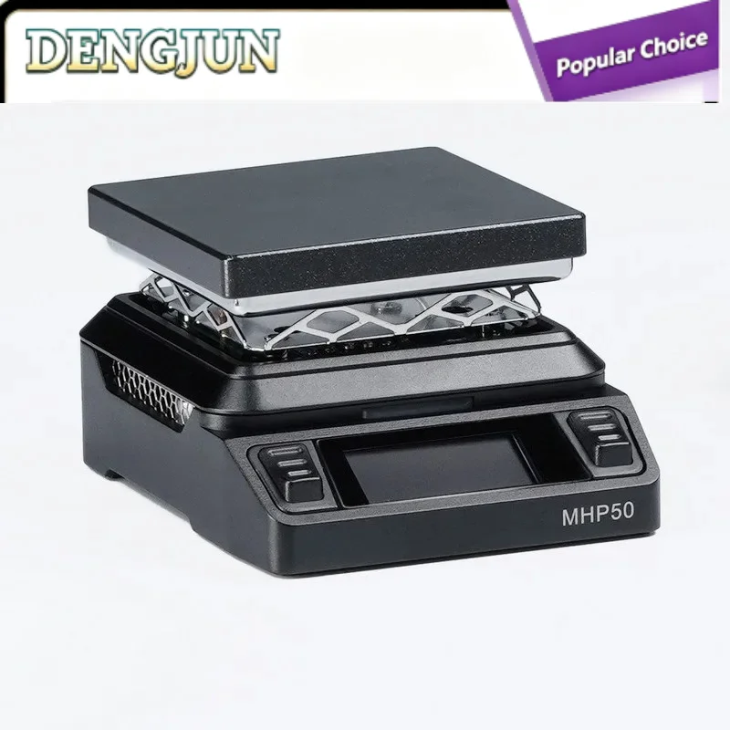 MHP50 Mini Heating Platform 150W PD DC Power Supply Programmable Curve Reflow Soldering Electronic Preheat Station